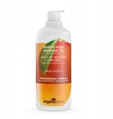 Olejki i świece do masażu - Organic Olej Oliwka do masażu ciała mango 500ml - miniaturka - grafika 1