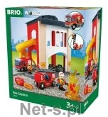 Brio WORLD Duża remiza strażacka 33833 - Tory, garaże, parkingi - miniaturka - grafika 2