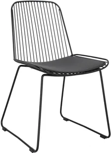 Intesi Krzesło Dill z poduszką Black - Krzesła - miniaturka - grafika 14