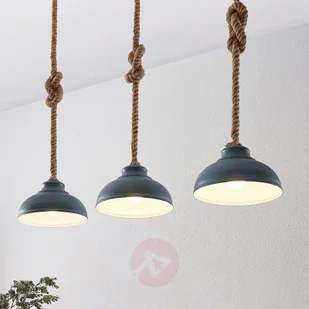 LINDBY Lindby Chaby lampa wisząca z betonu, 3-punktowa - Lampy sufitowe - miniaturka - grafika 3