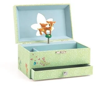 Djeco Szkatułka z pozytywką The Fawn DJ06598 - Pozytywki dla dzieci - miniaturka - grafika 2