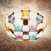 Lampy sufitowe - Slamp Mida lampa sufitowa, 50 cm, multicolor - miniaturka - grafika 1