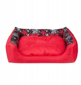 Legowiska dla psów - Ami Play Legowisko Sofa dla Psa Fun S Czerwony - miniaturka - grafika 1