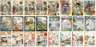 Fresh Notatnik ozdobny A5 w kratkę 80 kartek mix okładek - Szkolne artykuły papiernicze - miniaturka - grafika 4