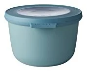 Mepal Mepal Cirqula Nordic Green 0,5 L Turkusowa Miska Kuchenna Plastikowa Z Pokrywką - Miski i półmiski - miniaturka - grafika 2