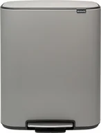 Kosze na śmieci - Brabantia Kosz na śmieci Bo Pedal Bin 60L szary mat 211348 - miniaturka - grafika 1