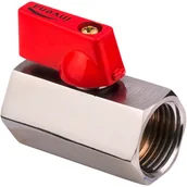 Zawory i kraniki - Invena OBI Zawór kulowy o zredukowanym przepływie Mini GW 1/2" - miniaturka - grafika 1