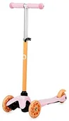 Hulajnogi - QKids QKids Skuter trójkołowy, balansujący, dla chłopców, dziewcząt, z kołami z diodami LED, składany, różowy, pomarańczowy, do 25 kg, wiek: 2+, Lumis LUMIS - miniaturka - grafika 1