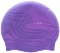 Pływanie - Vivo Czepek silikonowy Vivo B-1315 3-D wrzosowy - miniaturka - grafika 1