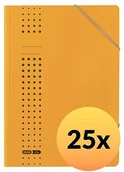 Teczki i skoroszyty - Elba 400010054 chic zestaw 25 szt. A4 karton z recyklingu żółty z 2 gumkami teczka na dokumenty idealna do biura i organizacji mobilnej - miniaturka - grafika 1