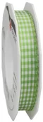 Pasmanteria - Pattberg Prezent 15 MM 20 m Vichy  kratkowana tasiemka, zielone jabłuszko 6191520-127 - miniaturka - grafika 1
