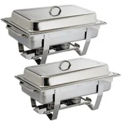 Inne urządzenia gastronomiczne - Olympia Zestaw 2 podgrzewaczy 9L 635x318x(H)102mm S300 - miniaturka - grafika 1