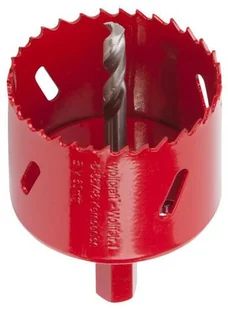 Wolfcraft Otwornica 5484000 Średnica wiercenia 60 mm Średnica wiertła 6 mm Długość robocza 40 mm Materiał wiertła Bi-metal HSS Uchwyt narzędzia Sześciokątny uchwyt - Otwornice - miniaturka - grafika 2