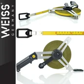 Poziomice, łaty, miary - Weiss Taśma STEWE-LON 30m powlekana poliamidem I klasa 820PA30_I - miniaturka - grafika 1