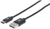 Kable USB - Manhattan Kabel USB, czarny 354912 - miniaturka - grafika 1