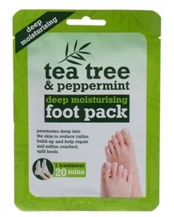 Xpel Xpel Tea Tree Tea Tree & Peppermint Deep Moisturising Foot Pack krem do stóp 1 szt dla kobiet 68889 - Pielęgnacja stóp - miniaturka - grafika 2
