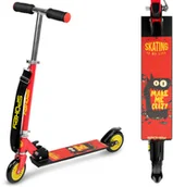 Hulajnogi - Spokey Hulajnoga dziecięca czerwona SNAPP - miniaturka - grafika 1