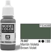Akcesoria i części modelarskie - VALLEJO Farba Nr93 Brown Violet 17mlMatt - miniaturka - grafika 1