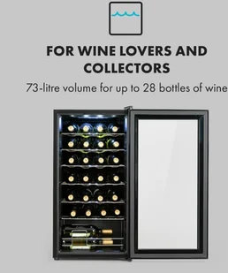 Klarstein HEA-Shiraz 28 slim - Chłodziarki do wina - miniaturka - grafika 5