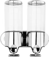 Mydelniczki i dozowniki mydła - FALA DOZOWNIK MYDŁA W PŁYNIE NAŚCIENNY 2X500 ML CHROM 69391 - miniaturka - grafika 1