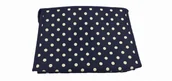 Kosmetyczki, organizery i kuferki - INTER VION Kosmetyczka w groszki Granatowa 15243 - miniaturka - grafika 1