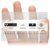 Akcesoria do reklamy - Veraprint Wizytówki Plastikowe przezroczyste 0,5mm 1000 szt. - miniaturka - grafika 1