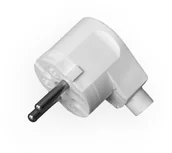 Przedłużacze i rozgałęźniki - Elgotech Wtyczka bez uziemienia WT-2 - miniaturka - grafika 1