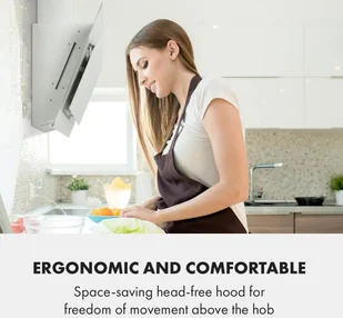 Klarstein Mirage 90 Biały (CGCH3-Mirage90-WH) - Okapy kuchenne - miniaturka - grafika 7