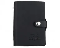 Wizytowniki - Mio-Gusto Wizytownik Sally - Mio Gusto, Kolor: Granatowy 232W/A - miniaturka - grafika 1