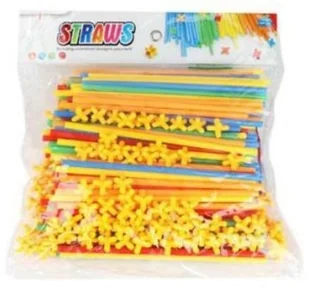 Askato Klocki-słomki 300 elementów - Zabawki konstrukcyjne - miniaturka - grafika 3