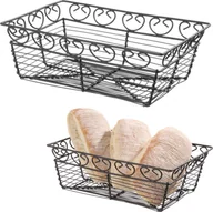 Miski i półmiski - Hendi Koszyk dyspenser na sztućce przyprawy z 4 przegródkami czarny 426067 426067 - miniaturka - grafika 1