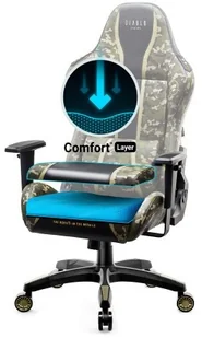 Diablo Chairs Fotel gamingowy Diablo X-One 2.0 King Size Legion Diablo X-One 2.0 King Size - Fotele gamingowe Diablo Chairs Fotel gamingowy Diablo X-One 2.0 King Size Legion Diablo X-One 2.0 King Size - Fotele gamingowe - miniaturka - grafika 10