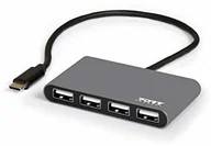 Huby USB - Port Port Wzory hub USB 4 porty USB 2.0 do typu C 900128 - miniaturka - grafika 1