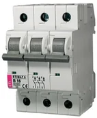 Bezpieczniki elektryczne - ETI Polam ETI Wyłącznik nadprądowy ETIMAT6 3-polowy 6kA B 16A 002115516 ETIMAT6 3P 6KA B 16A - miniaturka - grafika 1
