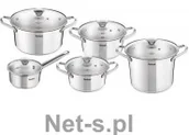 Pokrywki - Tefal Zestaw garnków B907SA74 Simpleo | 10 elementów - miniaturka - grafika 1