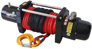 Kingone 818 Wyciągarka ORCA 11.0 [4990kg] z liną syntetyczną 12V lina 10mm 28m czerwona 10400kg +hak) 81877872 77872-uniw - Wciągarki - miniaturka - grafika 3