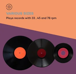 Auna Peggy Sue Srebrny (TT316) - Gramofony - miniaturka - grafika 6