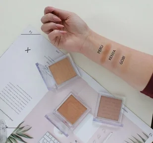 Ecocera Ecocera Wegański puder brązujący GOBI 10g 52118-uniw - Bronzery i konturowanie twarzy - miniaturka - grafika 4