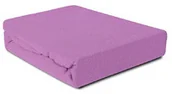 Prześcieradła - Darymex Prześcieradło Frotte z gumką wrzosowe 180x200 dx-180-pft-020 - miniaturka - grafika 1