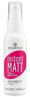 essence Essence Instant Matt Make-up Setting Spray do utrwalenia makijażu 50ml ESS222016 - Pozostałe kosmetyki - miniaturka - grafika 7