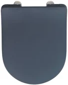 Deski sedesowe - WENKO Deska sedesowa Sedilo z duroplastu kolor szary matowy B07N6WHDLV - miniaturka - grafika 1