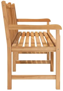 vidaXL Ławka ogrodowa, 150 cm, lite drewno tekowe 316623 - Ławki ogrodowe - miniaturka - grafika 4