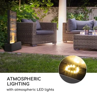 Blumfeldt Raincastle Pompa ogrodowa 12 diod LED pompa o mocy 8 W IPX8 koncepcja Loopflow GDMB5-Raincastle - Fontanny ogrodowe - miniaturka - grafika 7