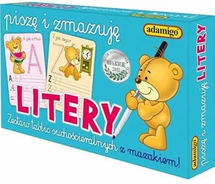 Adamigo Piszę i zmazuję litery zestaw kreatywny - Zabawki kreatywne - miniaturka - grafika 4