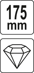 Yato NÓZ DO CIĘCIA SZKŁA Z KOŃCÓWKA DIAMENTOWĄ - Nożyce i noże - miniaturka - grafika 4