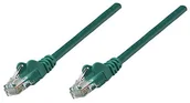 Kable miedziane - Intellinet 737340 kabel sieciowy "Cat5e U/UTP CCA Cat5e" kompatybilny wtyk RJ45-do-Stecker, 0,25 m RJ45 Zielony 737340 - miniaturka - grafika 1