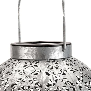 PAULEEN Pauleen Sunshine Aura latarnia solarna LED srebrna - Lampy ogrodowe - miniaturka - grafika 3