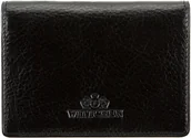 Wizytowniki - Wittchen Italy 21-2-036-1 etui na wizytówki czarne - miniaturka - grafika 1
