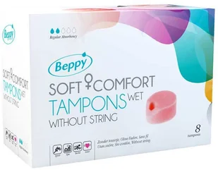 Beppy Tampony - Beppy Wet Tampons 8 pcs Wilgotne - Tampony - miniaturka - grafika 4