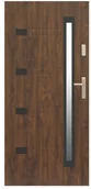 Drzwi zewnętrzne - Drzwi zewnętrzne Zitron 80 lewe orzech D/T55/Z/N/80L - miniaturka - grafika 1